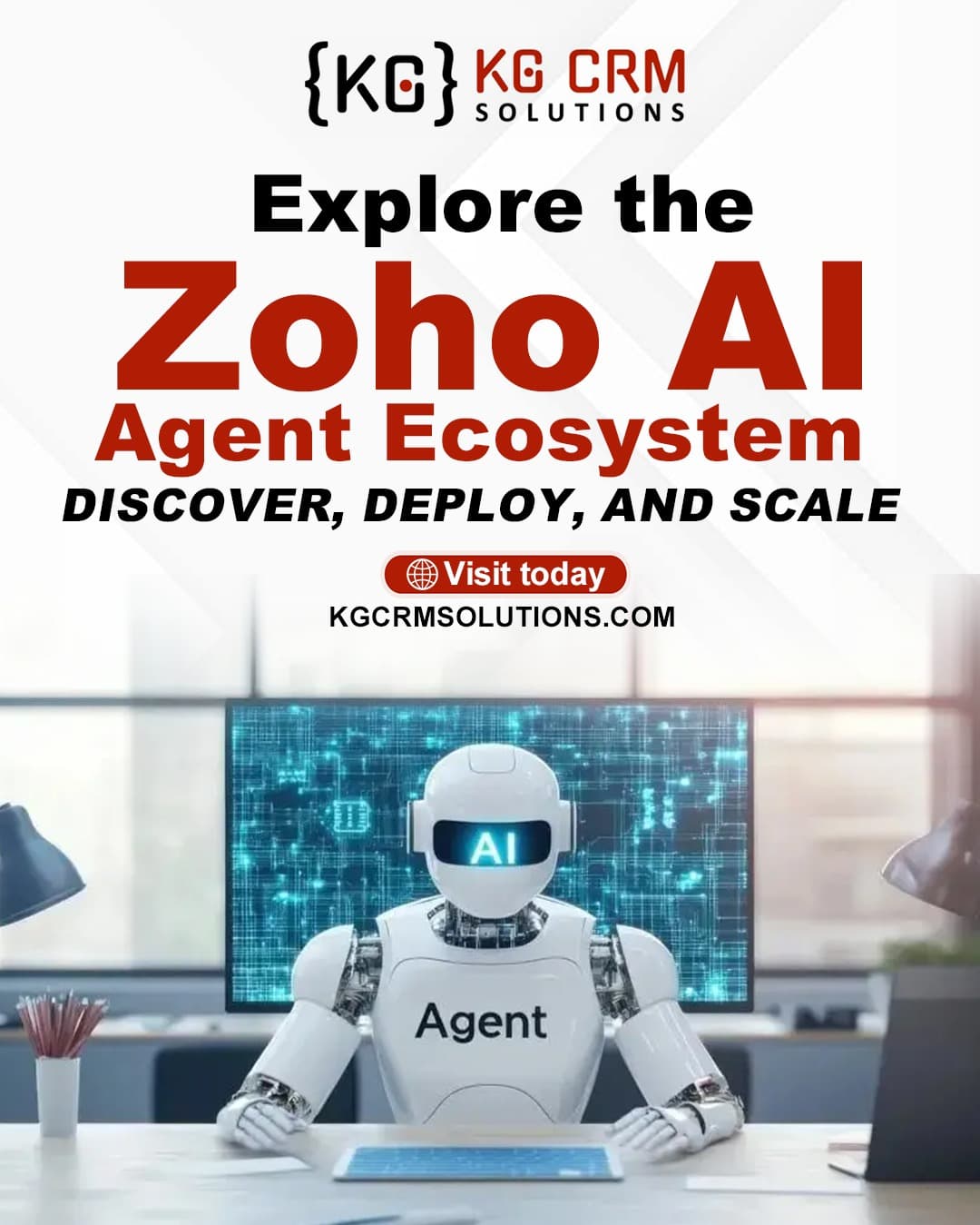Explore the Zoho AI Agent Ecosystem with KG CRM Solutions: Discover, Deploy, and Scale