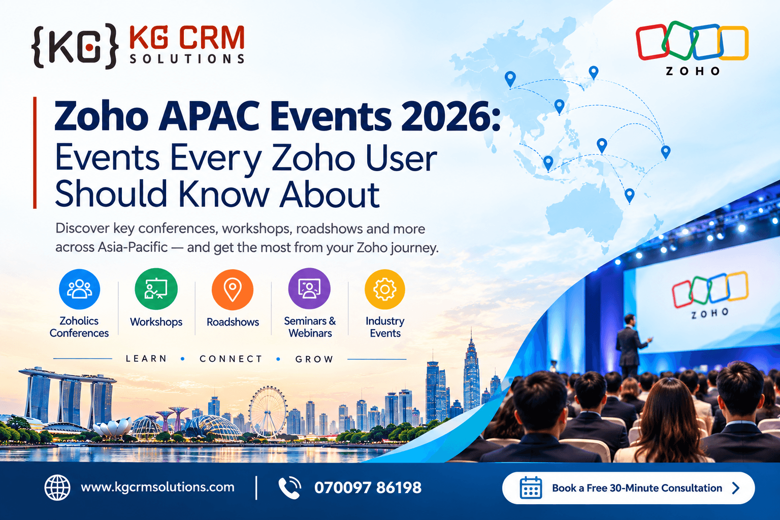 Zoho APAC Events 2026: Events Every Zoho User Should Know About