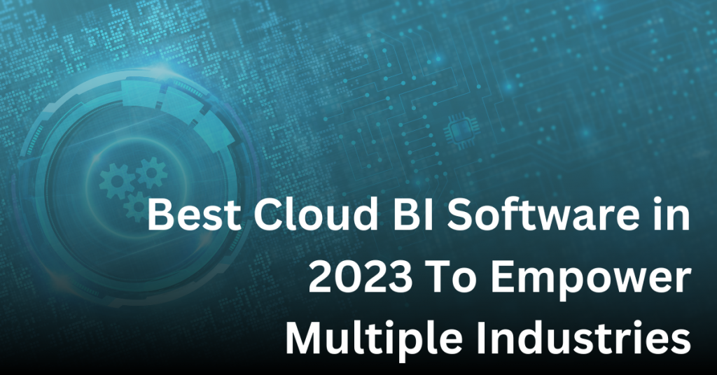 Best Cloud BI Software in 2023