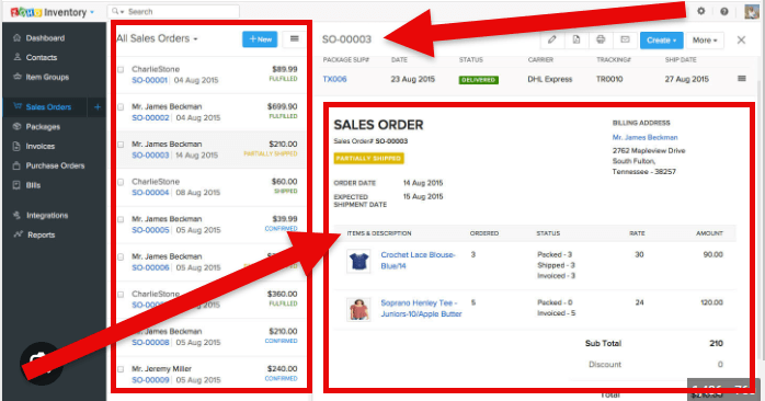 Zoho Inventory