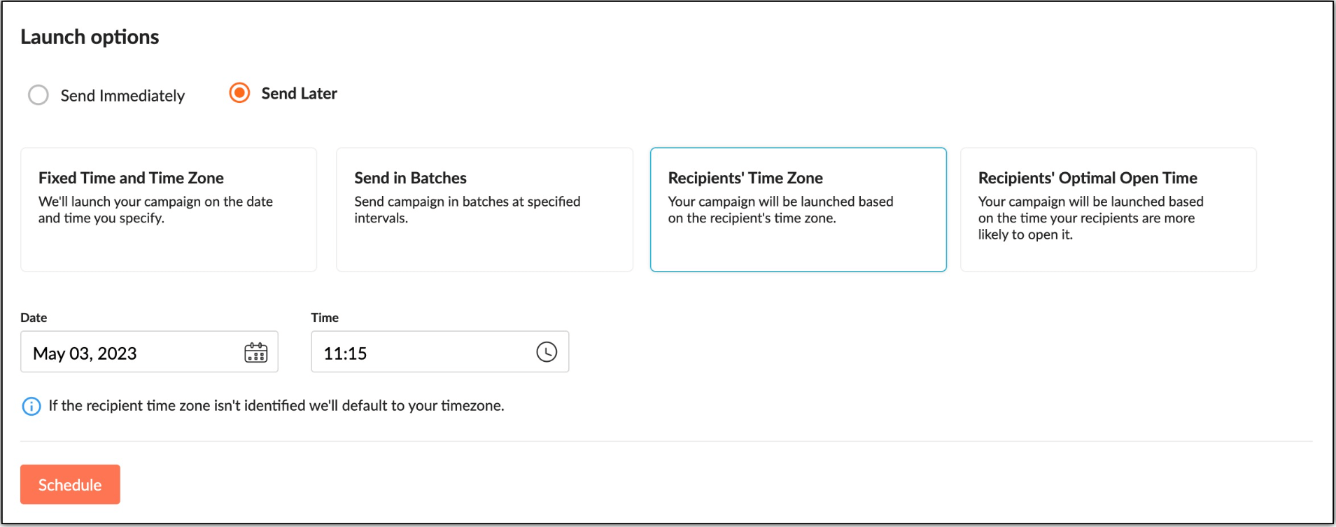 select-time-zone-for-zoho-campaigns